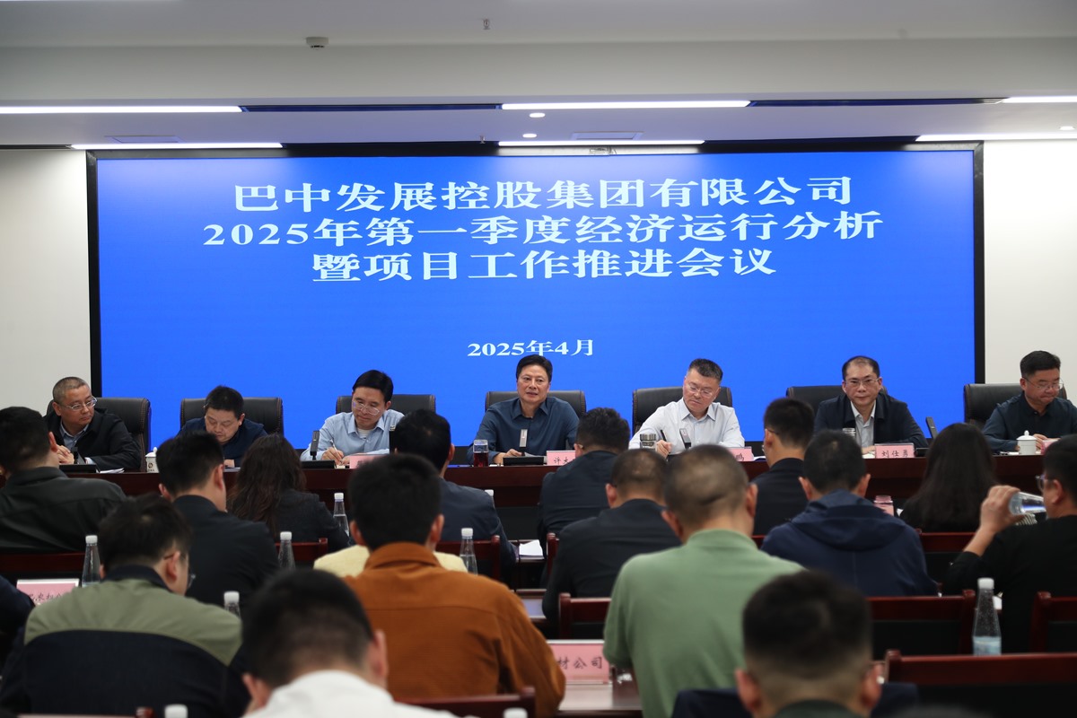 巴中發(fā)展集團(tuán)召開2025年第一季度經(jīng)濟(jì)運(yùn)行分析暨項目工作會議